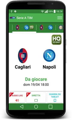 Serie A TIM android App screenshot 0