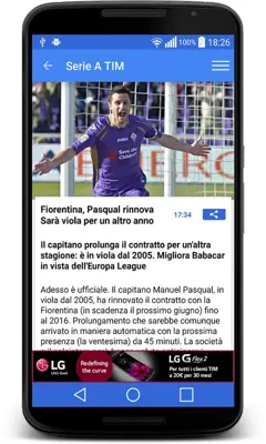 Serie A TIM android App screenshot 9