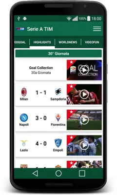 Serie A TIM android App screenshot 13