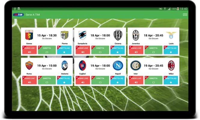 Serie A TIM android App screenshot 18